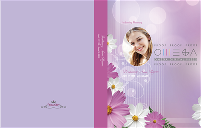 Pastel Daisy Large Simplicity Register Book