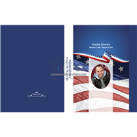 Stars and Stripes Large Simplicity Register Book