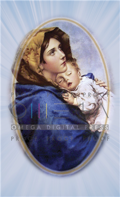 Madonna of the Street Prayer Card