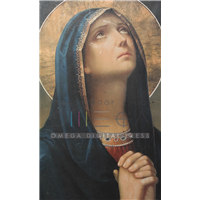 Praying Mary Prayer Card