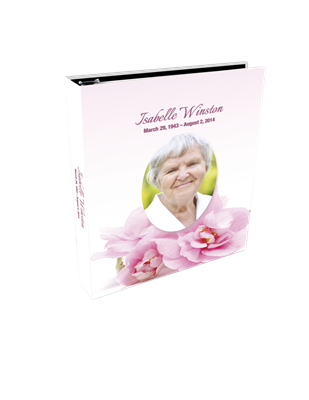 Pink Flowers Large Simplicity Register Book
