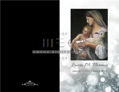 Madonna with Child Program Prayer Card Package