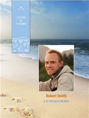 Beaches Large Simplicity Register Book