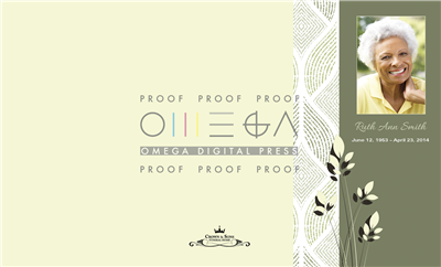Olive Leaves Trifold Program