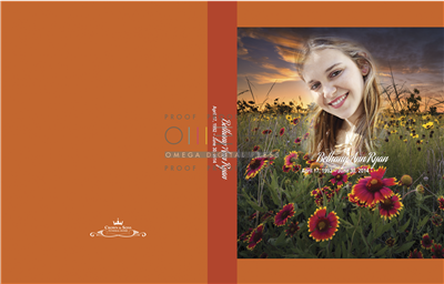 Field of Flowers Large Simplicity Register Book
