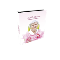 Pink Flowers Large Simplicity Register Book